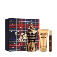 JEAN PAUL GAULTIER Le Mâle Elixir Giftset Parfum 125 ml + Mini 10 ml + SG 75 ml